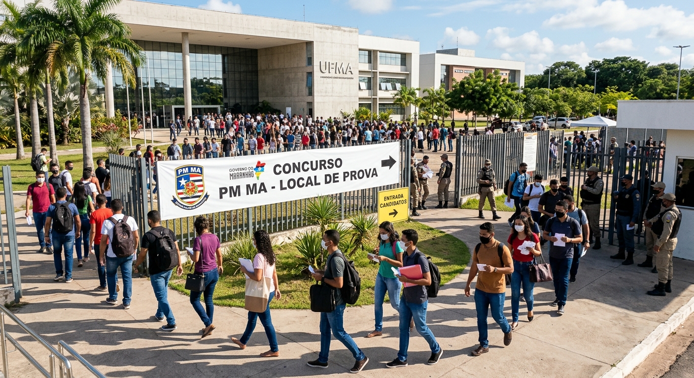 O Papel do Local de Prova no Desempenho do Concurso PM MA